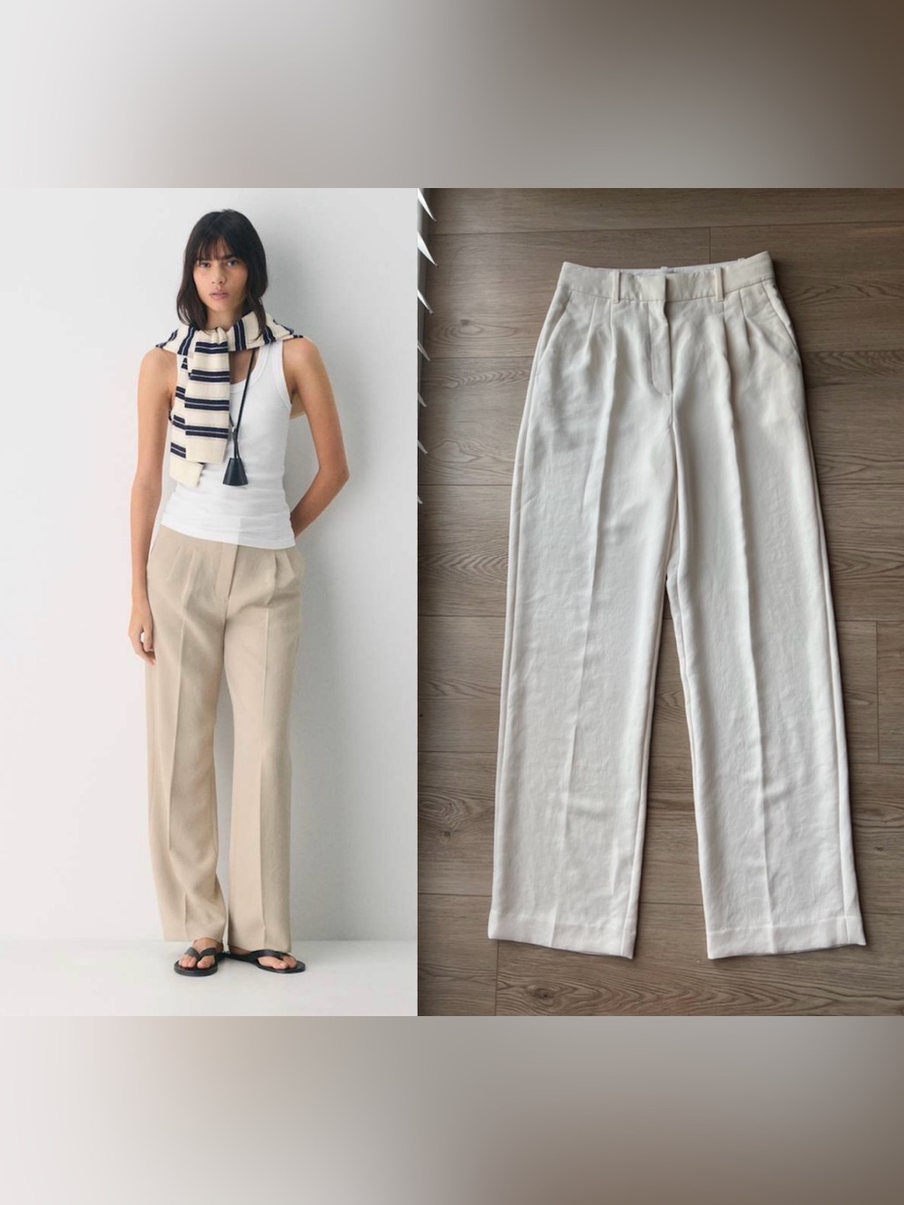 NWOTS Wilfred The Effortless Pant™ - Crepette™ Sz 6 Light Birch